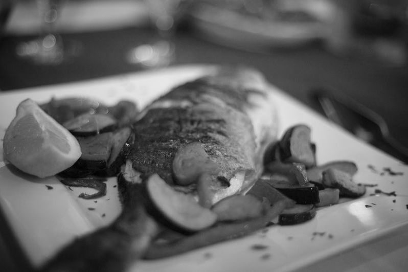 Fisch aus der osteria toscanna